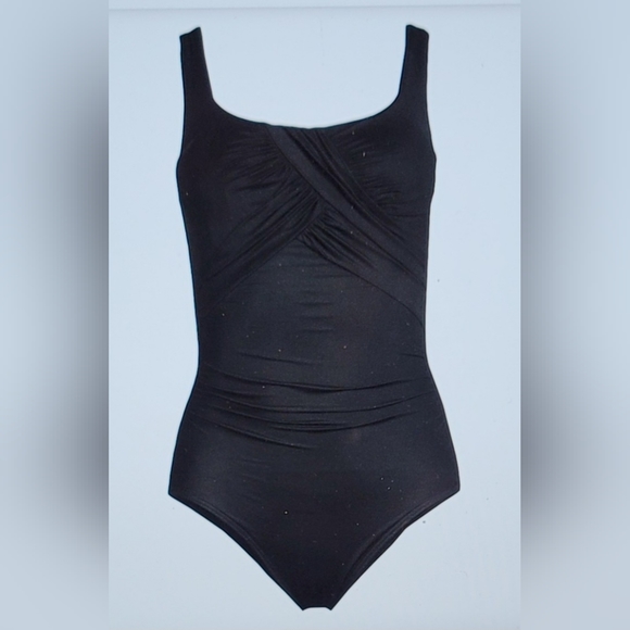 NWT Lands End CARMELLA SLENDERSUIT One Piece TUMMY Control swim suit 18w - Picture 5 of 11
